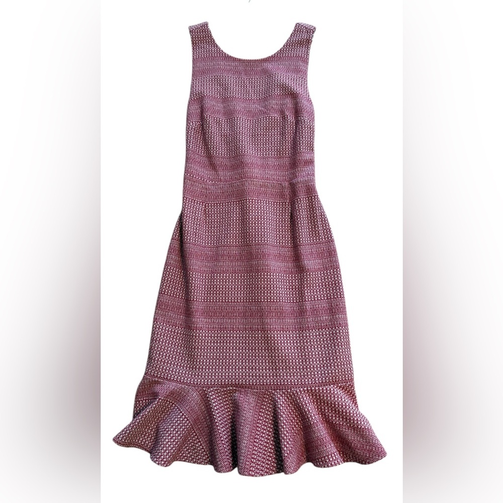 Banana Republic Jacquard Criss Cross Sleeveless Knit Dress 12Tall